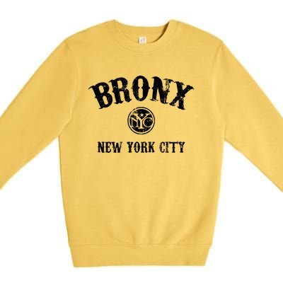 Bronx New York Vintage Great Gift Premium Crewneck Sweatshirt