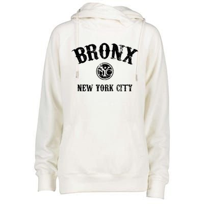 Bronx New York Vintage Great Gift Womens Funnel Neck Pullover Hood