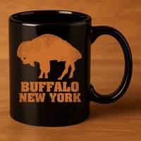 Buffalo New York 11oz C Handle Ceramic Mug