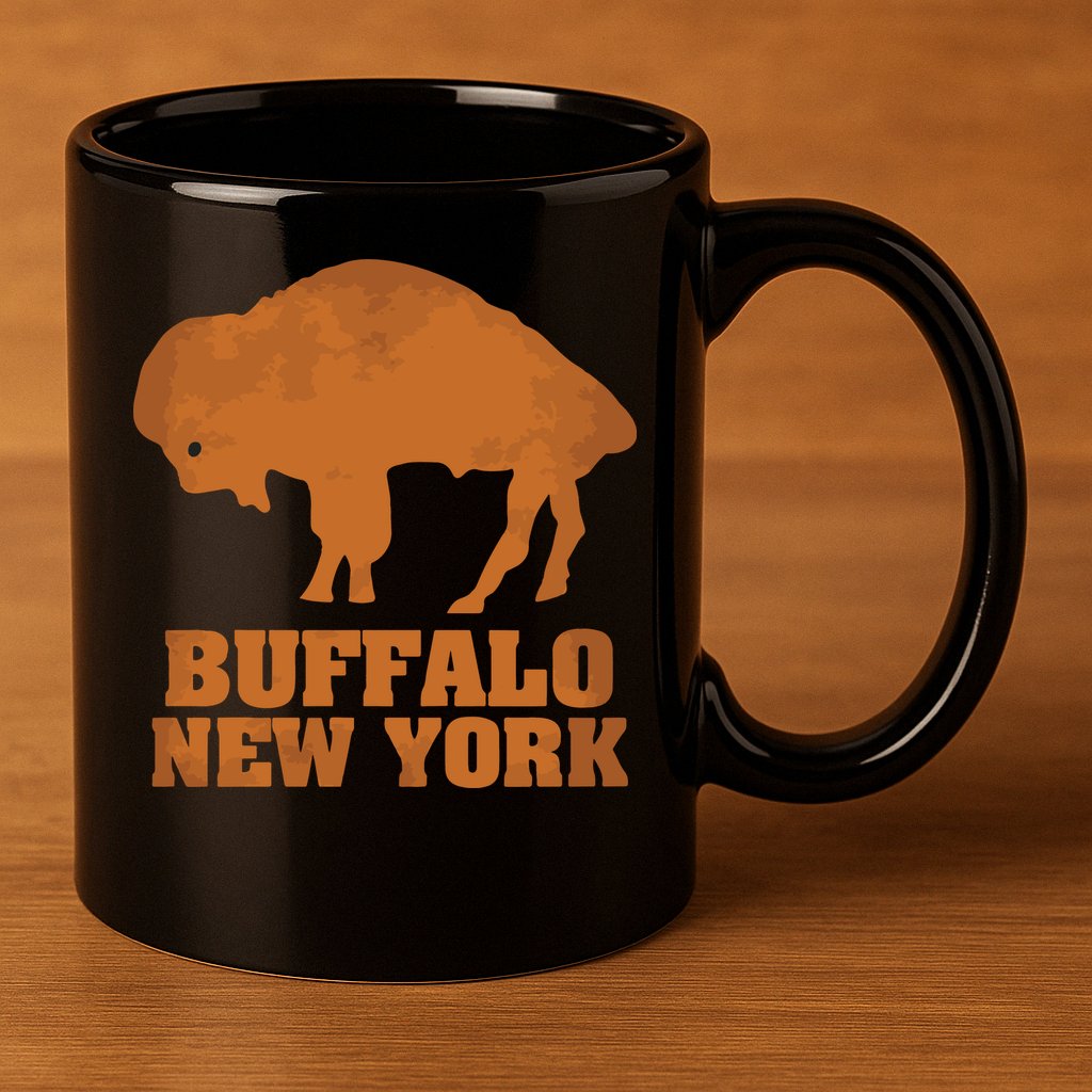 Buffalo New York 11oz C Handle Ceramic Mug