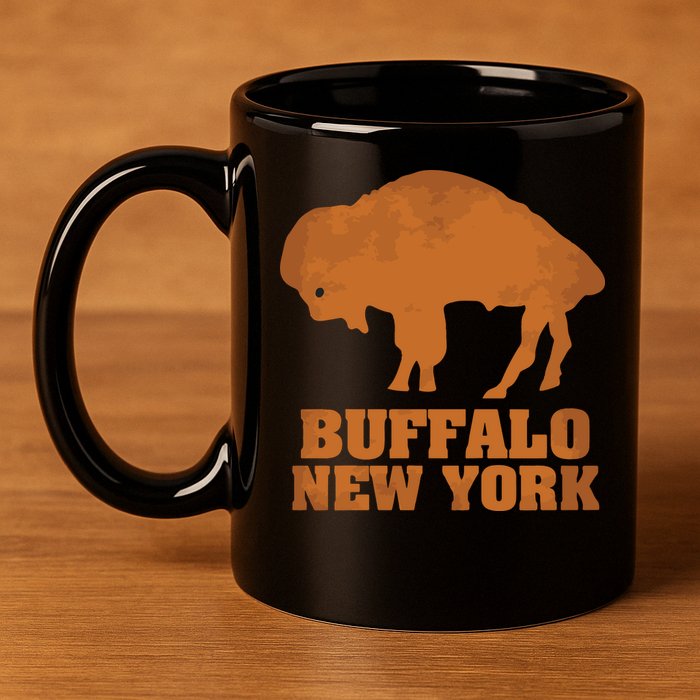 Buffalo New York 11oz C Handle Ceramic Mug
