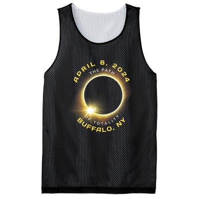 Buffalo New York Solar Eclipse Totality April 8 2024 Mesh Reversible Basketball Jersey Tank