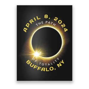 Buffalo New York Solar Eclipse Totality April 8 2024 Poster