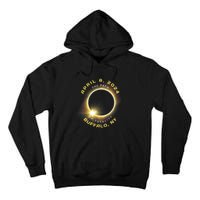 Buffalo New York Solar Eclipse Totality April 8 2024 Tall Hoodie