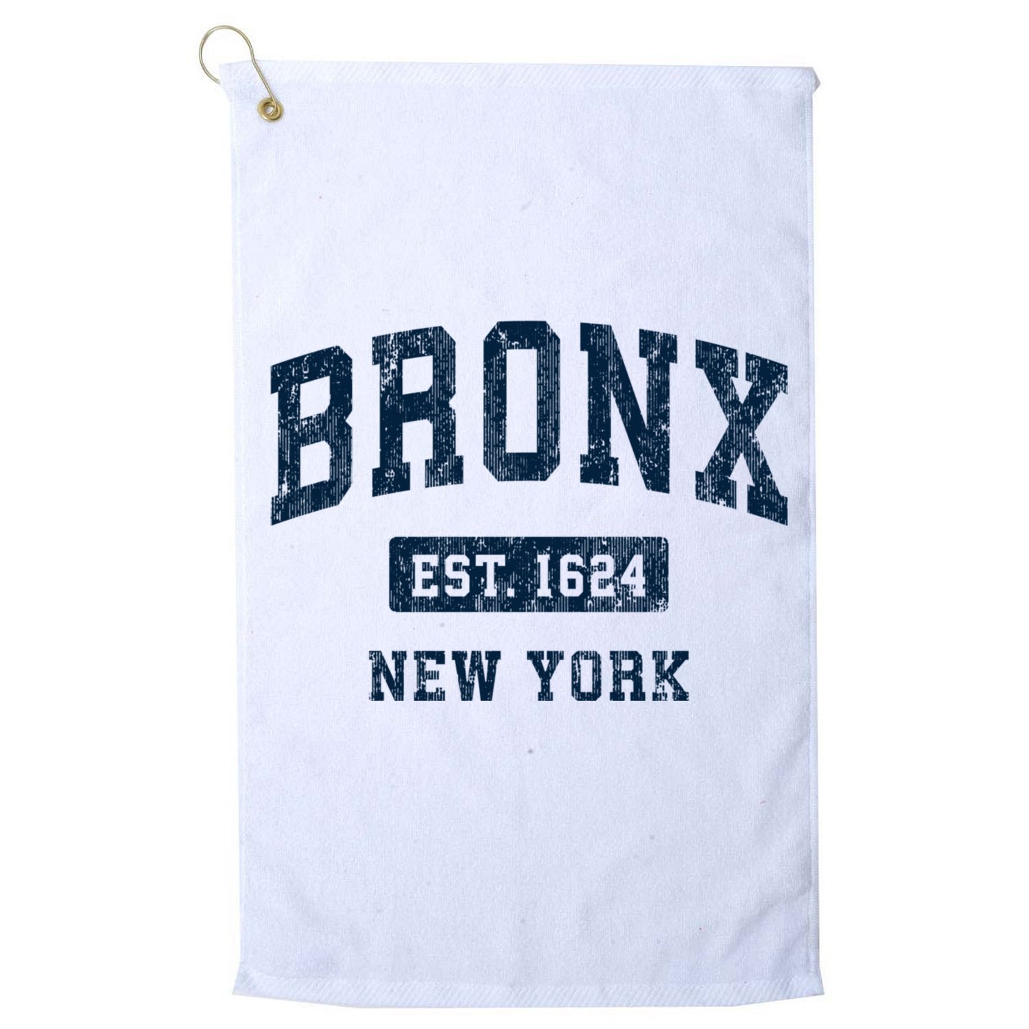Bronx New York Ny Vintage Athletic Sports Golf Towel