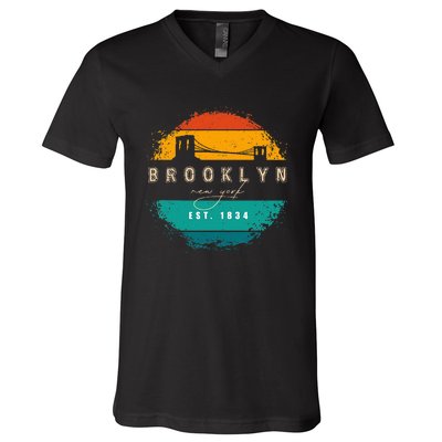 Brooklyn New York V-Neck T-Shirt