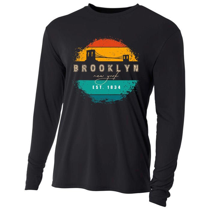 Brooklyn New York Cooling Performance Long Sleeve Crew