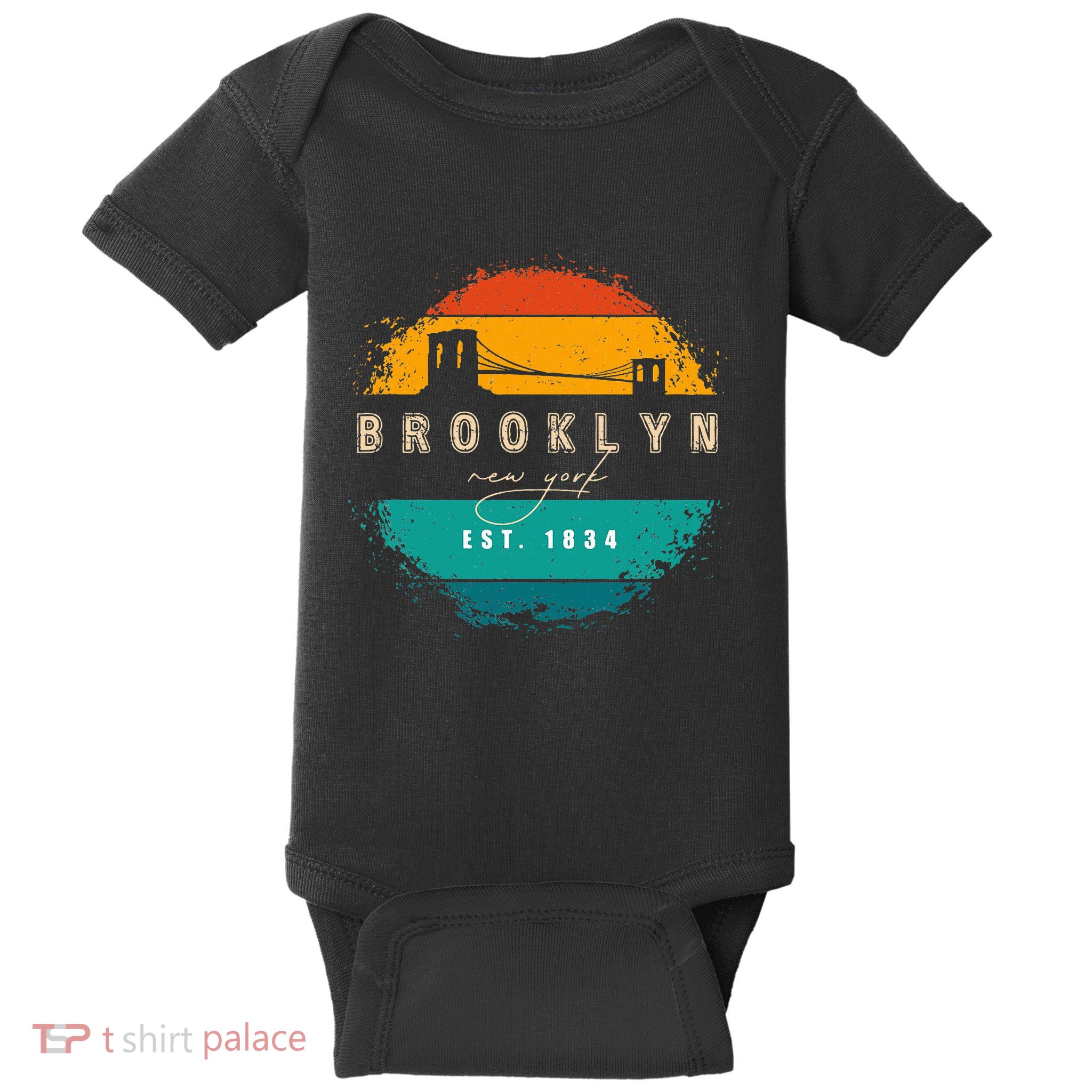 Brooklyn New York Baby Bodysuit