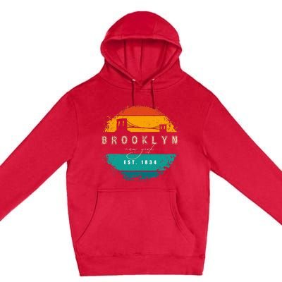 Brooklyn New York Premium Pullover Hoodie