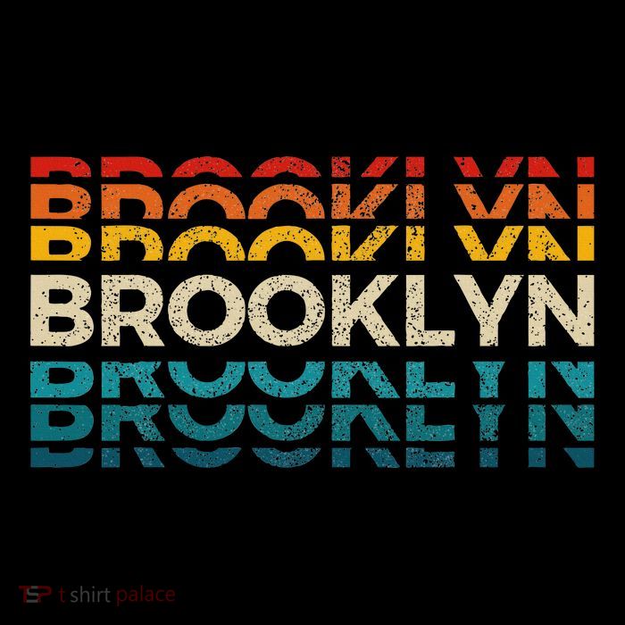 Brooklyn New York Vintage Retro Usa America Souvenir T-Shirt