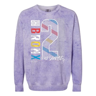 Bronx New York Colorblast Crewneck Sweatshirt