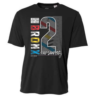 Bronx New York Cooling Performance Crew T-Shirt