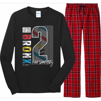 Bronx New York Long Sleeve Pajama Set