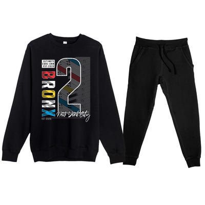 Bronx New York Premium Crewneck Sweatsuit Set