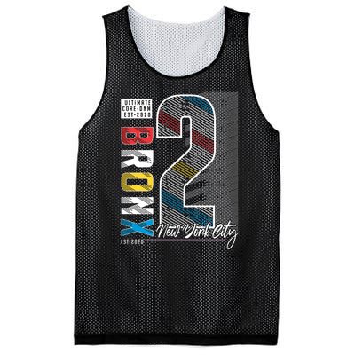 Bronx New York Mesh Reversible Basketball Jersey Tank