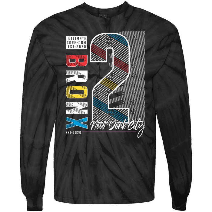 Bronx New York Tie-Dye Long Sleeve Shirt