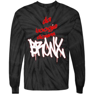 Bronx New York Da Boogie Down Bronx Tie-Dye Long Sleeve Shirt