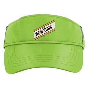 Brooklyn New York Varsity Logo Adult Drive Performance Visor