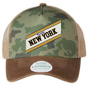 Brooklyn New York Varsity Logo Legacy Tie Dye Trucker Hat