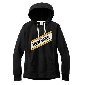 Brooklyn New York Varsity Logo Women's Fleece Hoodie