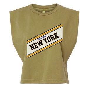 Brooklyn New York Varsity Logo Garment-Dyed Women's Muscle Tee