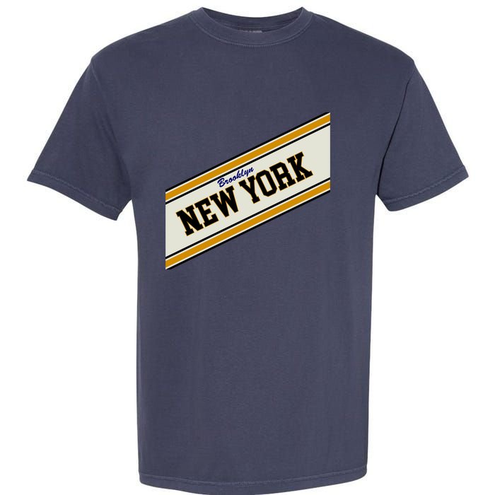 Brooklyn New York Varsity Logo Garment-Dyed Heavyweight T-Shirt