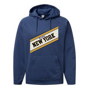 Brooklyn New York Varsity Logo Performance Fleece Hoodie