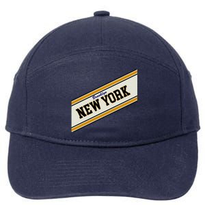 Brooklyn New York Varsity Logo 7-Panel Snapback Hat