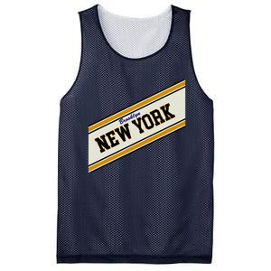 Brooklyn New York Varsity Logo Mesh Reversible Basketball Jersey Tank