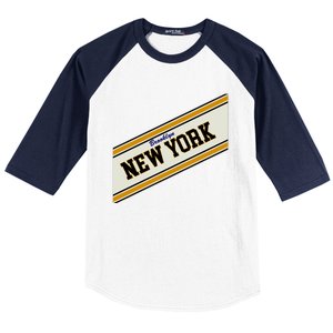 Brooklyn New York Varsity Logo Baseball Sleeve Shirt