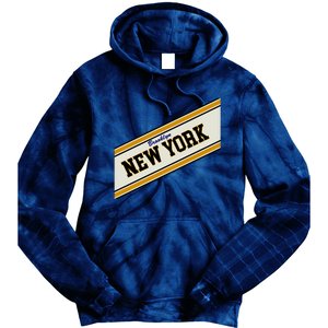 Brooklyn New York Varsity Logo Tie Dye Hoodie