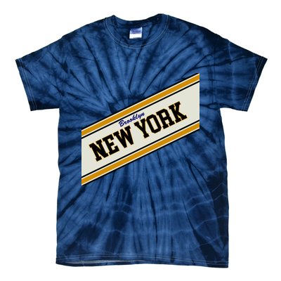 Brooklyn New York Varsity Logo Tie-Dye T-Shirt