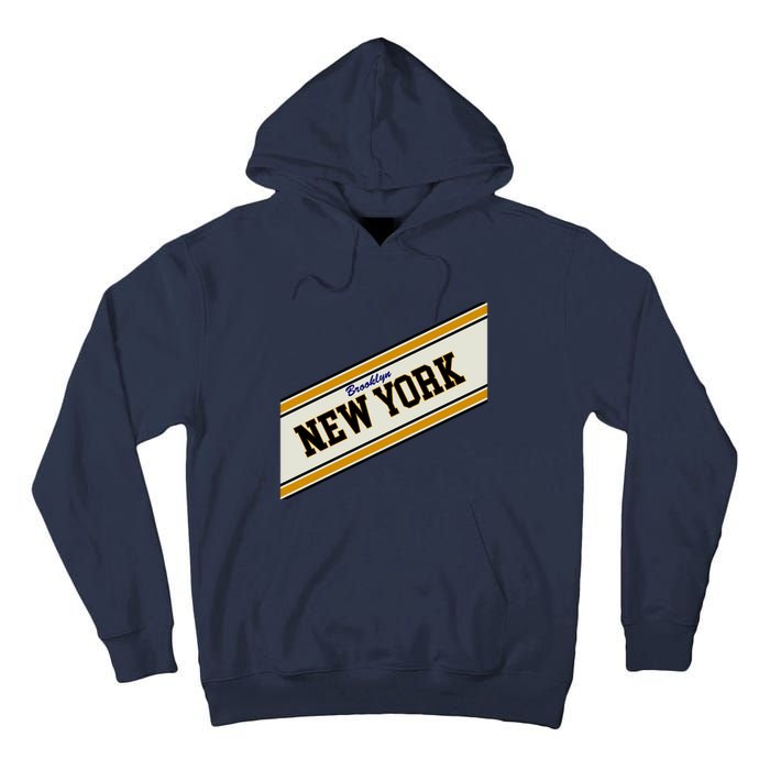 Brooklyn New York Varsity Logo Tall Hoodie