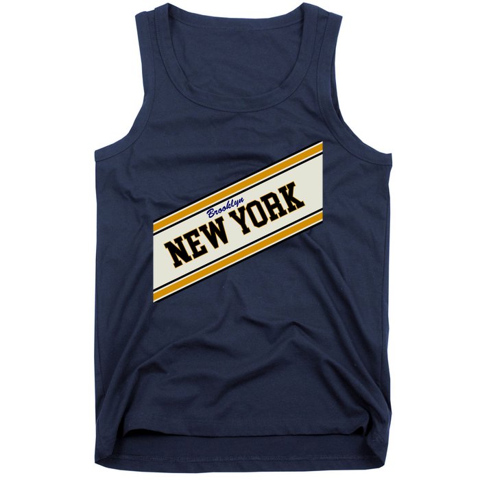 Brooklyn New York Varsity Logo Tank Top