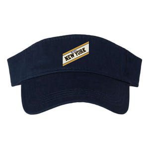 Brooklyn New York Varsity Logo Valucap Bio-Washed Visor