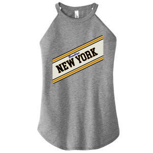 Brooklyn New York Varsity Logo Women's Perfect Tri Rocker Tank