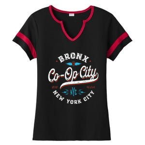 Bronx New York Coop City Ladies Halftime Notch Neck Tee