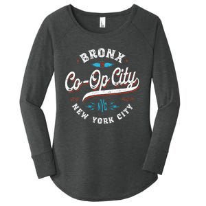 Bronx New York Coop City Women's Perfect Tri Tunic Long Sleeve Shirt