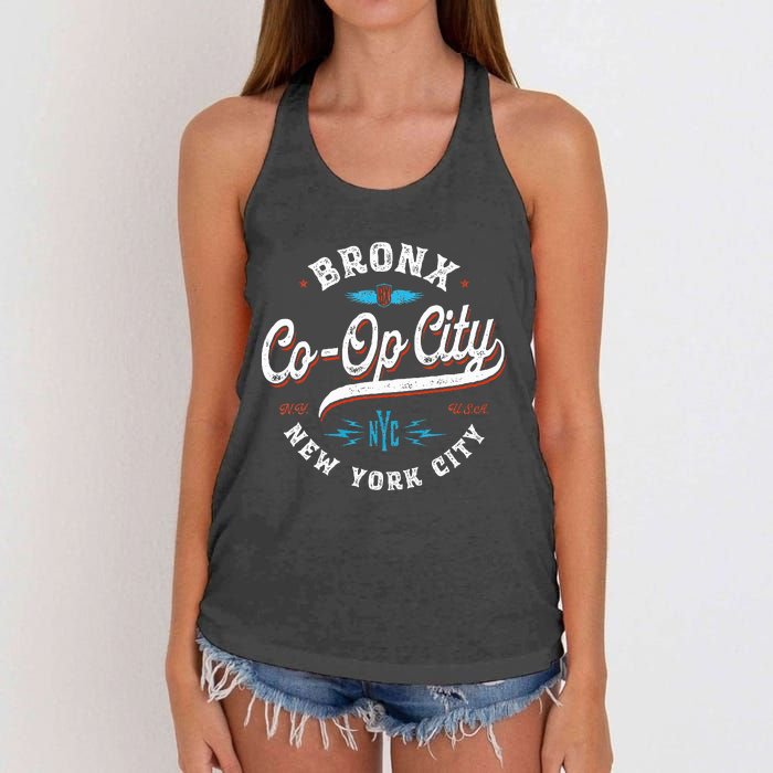 Bronx New York Coop City Women's Knotted Racerback Tank