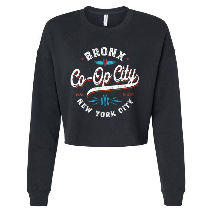 Bronx New York Coop City Cropped Pullover Crew