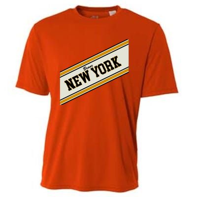 Bronx New York Varsity Logo Cooling Performance Crew T-Shirt