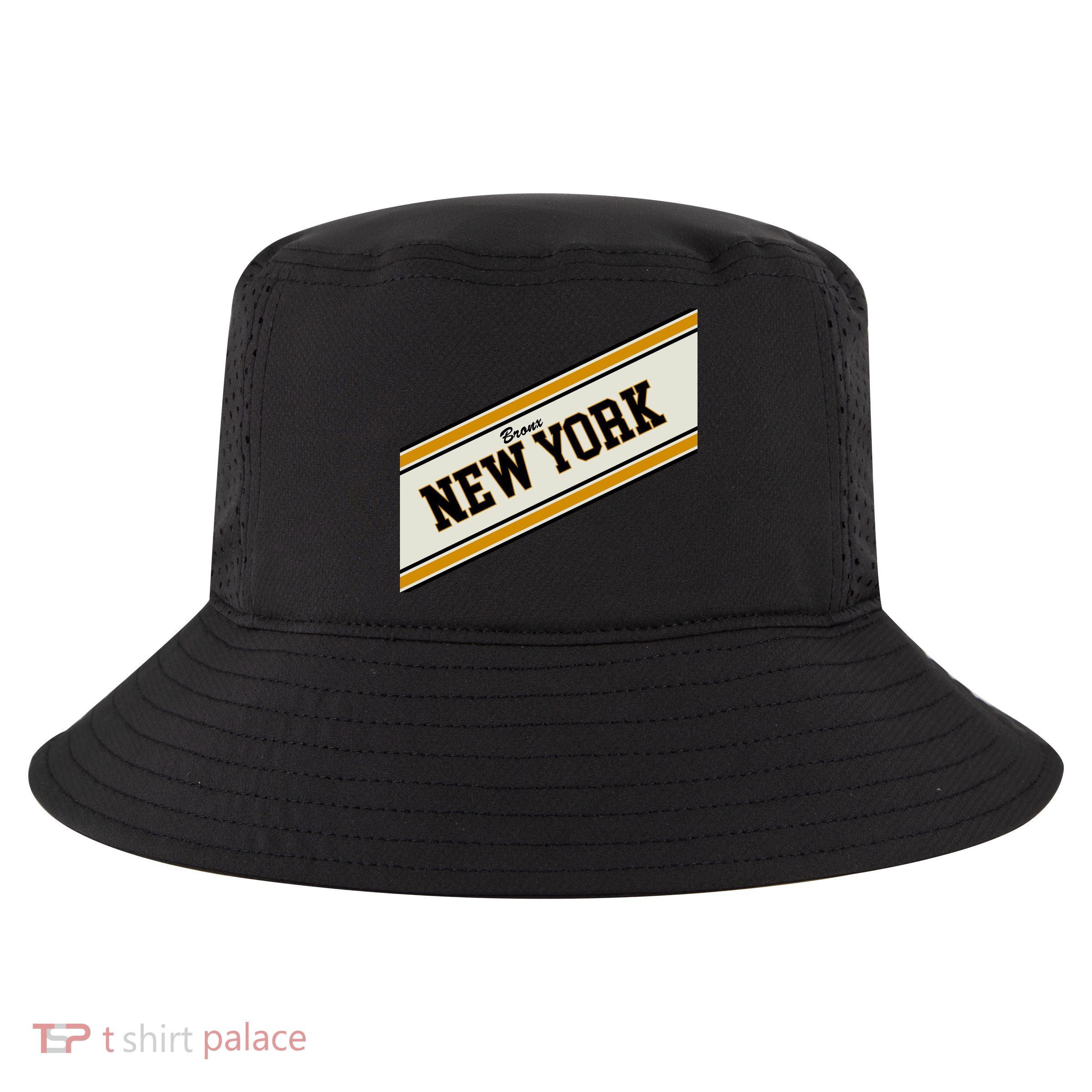 Bronx New York Varsity Logo Cool Comfort Performance Bucket Hat