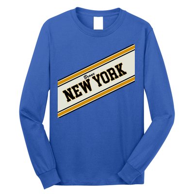 Bronx New York Varsity Logo Long Sleeve Shirt