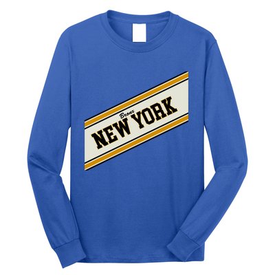 Bronx New York Varsity Logo Long Sleeve Shirt