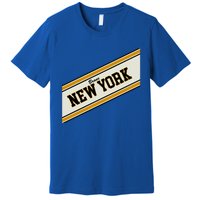 Bronx New York Varsity Logo Premium T-Shirt