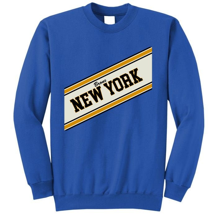 Bronx New York Varsity Logo Tall Sweatshirt