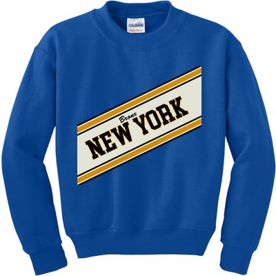 Bronx New York Varsity Logo Kids Sweatshirt