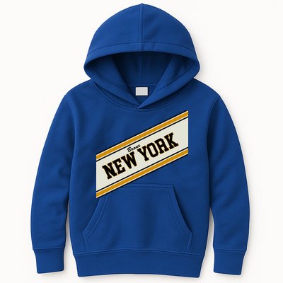 Bronx New York Varsity Logo Kids Hoodie