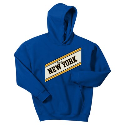 Bronx New York Varsity Logo Kids Hoodie