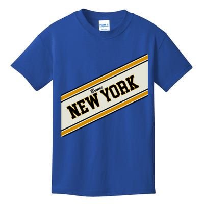 Bronx New York Varsity Logo Kids T-Shirt